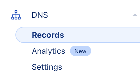 where to add dns